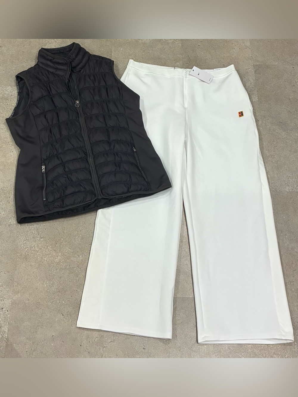 Women's NIKE/MICHAEL KORS Athletic Pants & Puffer Vest, sz XL…..1 NWT